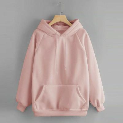 China Wholesale Custom Others 2020 Logo White Pink Women's Pullover Hoodies for sale