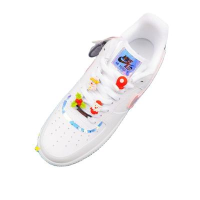 China Winter Children Gifts Christmas Elk Shoe Buckle Snowman Shoes Flower Laces Decoration Buckle Creative Decorative Accessories for sale