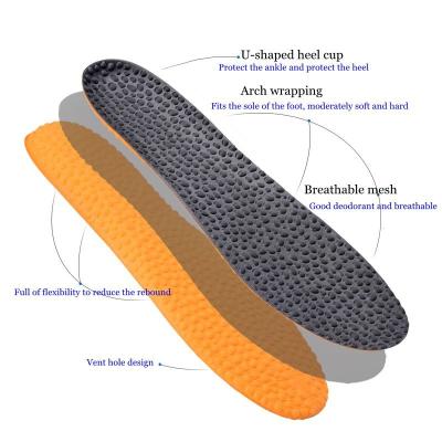 China Durable newcomer comfortable memory foam insoles providing excellent shock absorption waterproof inner sole product unisex for sale