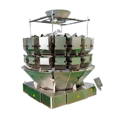 China High efficiency multi head combined weighing machine fresh salad multihead weigher for potato onion and tomato for sale