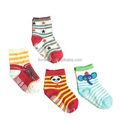 China Antibacterial Infant Toddlers Baby Boys Tube Cartoon Child Infant Base Newborn Sock for sale