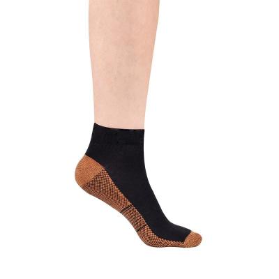 China Antibacterial Colored Men's Medical Cycling Copper Nylon Legless Compression Socks for sale