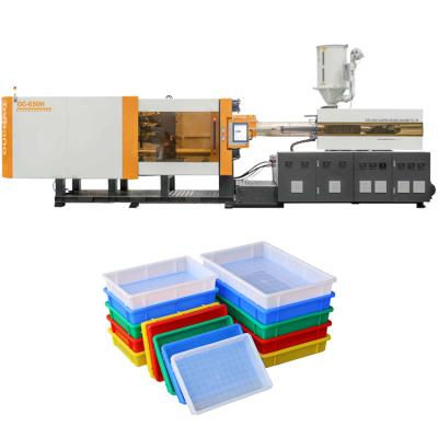 China 650T Parts Screw Tool Storage Square Plate Injection Molding Machine for sale