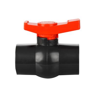 China General China Factory Direct Sale Plastic Brand New Material PVC Octagonal Ball Valve for sale