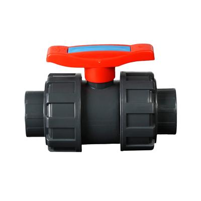 China General China factory high quality double processing cpvc plastic water pvc union ball valve for sale