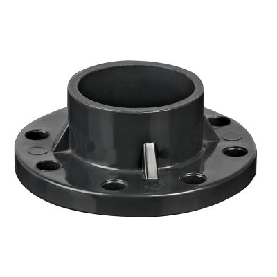 China New CNS JIS DIN Industry Standard ANSI Plastic Pipeline Neck General Dimension Plastic Thermoplastic TS One Piece Flange for sale