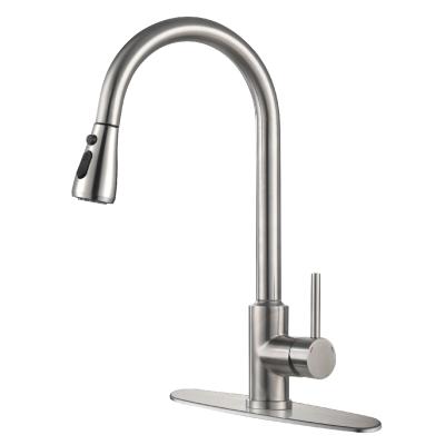 China Hot Selling Sense Faucets F03C27LSRTS Stainless Steel Mixer Tap Sensor Touch Kitchen Faucet Pull Down Kitchen Faucet for sale