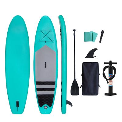 China Unisex SUP Paddle Board 10' PVC Inflatable 6 320*76*15cm Green Eva Ocean Water Agency SUP Surfboard Drop Stich Stand Up Paddle Board for sale