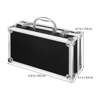 China Durable Aluminum Case with DIY Customizable Foam Padded Hard Aluminum Carrying Case Universal Tool Box Foam Insert for sale