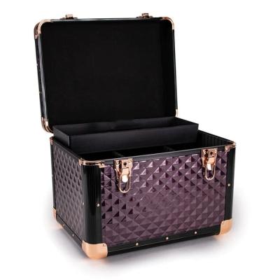 China Durable Horse Grooming Box Europe Style Aluminum Grooming Case Animal Horse Grooming Case With Trays And Dividers for sale