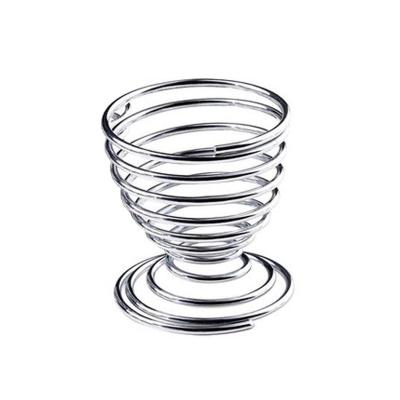 China China Manufacturer Stainless Steel Spiral Spring Beauty Egg Holder for sale