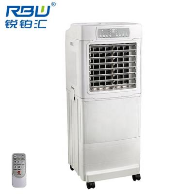 China 24 Hour Timer High Efficiency Floor Standing Movable Portable Evaporative 4-Speed ​​Water Air Cooler for sale