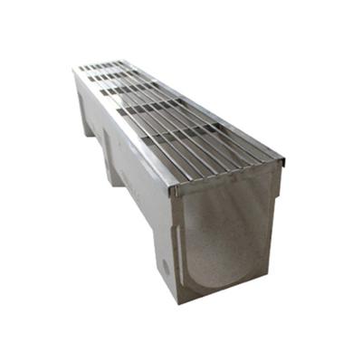 China Modern Resin concrete channel drainage trench cover drain grate stainless steel floor drain cover for channel water drainage ditch for sale