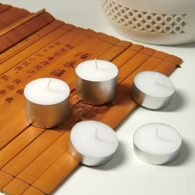 China Birthdays Multicolor Tea Lights Long Burn Night Light Candles Smokeless Unscented Round Cylinder Shaped Tealight for sale