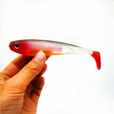 China PVC Fishing Lure 3D Soft Eyes For Lure Hollow Lure Fishing Soft Baits 65mm/3.5g Soft Groundbait For Fishing for sale