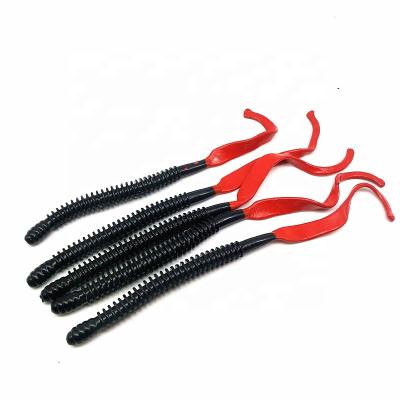 China High Quality Soft Soft Plastic Lure Long Tail Worm Lure Fishing Lure 150mm 6g for sale