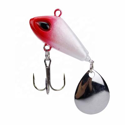 China 7g-23g Metal VIB With Spinning Spoon Tail Fishing Downhill Fishing Tackle 7g 12g 18g 23g Lure Lures for sale