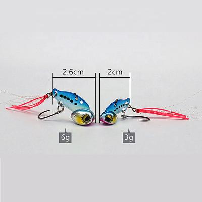 China Lead+copper 3g Fishing Spoon Peche Fishinglures Bait Slow Lure VIB Metal Spoon PESCA for sale