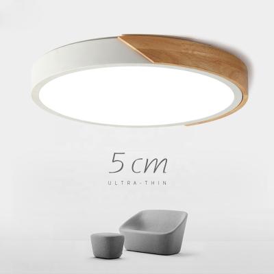 China Remote Control Ultra Thin Modern Wood Living Room Outdoor Living Room Light Fixture Lamp Ceiling Light LED Home Decor Balcony for sale