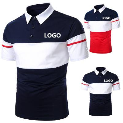 China Wholesale High Quality Summer Streetwear Fashion Casual Men's T-shirts Breathable Embroidery On Polo T-shirt Cotton T-shirt With Logo Custom for sale