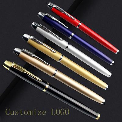 China Popular Luxury High Grade Pen And Steel Tip Pen With Polish Metal Logo Customized Wholesale for sale