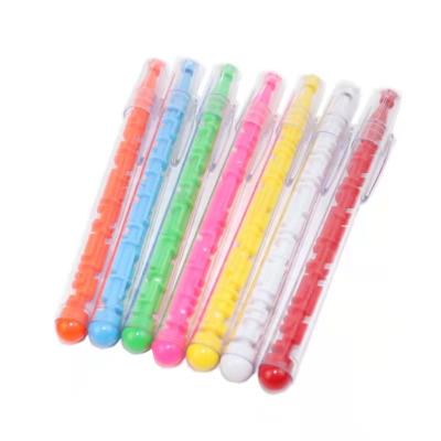 China Cheap Plastic Ball Pen Maze Ballpoint Pen School Popular Stationery Novelty Maze Game Pen for sale