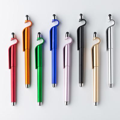 China Popular 3 in1 Mobile Phone Pen With Touch Stylus Pen Multifunctional Stand With Phone Holder for sale