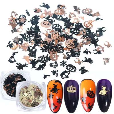 China 3d Nail Art DIY Decoration 3D Metal Halloween Nail Accessories Nail Art Decorations Nail Art Halloween Decoration for sale