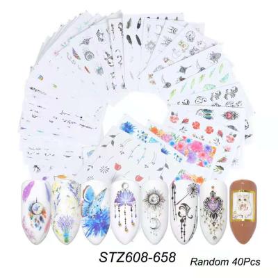 China 3d Nail Art DIY Decoration New Arrival Halloween Holiday Nail Sticker Decal Nail Art Decoration for sale