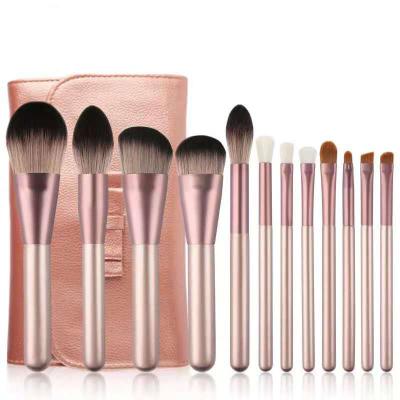 China New Small Smudge Brush 12pcs Grape Makeup Set Brush For Beginners Small Grape Makeup Set Brush Beauty Tools Makeup Brushes for sale