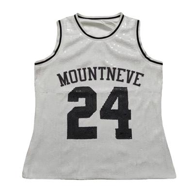 China Custom Made Mens Tank Tops Breathable Sequin Basketball Shirt Tank Tops Plus Size Dress Kids Wholesale Sexy Dresses For Women for sale