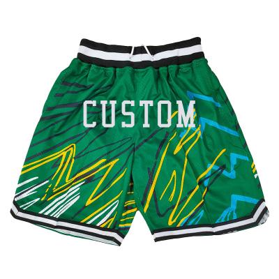 China Custom Made Cheap Mens Tank Top Vintage Reversible Vintage Uniform Design Mesh Breathable Basketball Shorts for sale