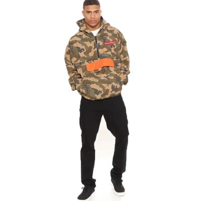 China 2022 Custom Vintage Camouflage Bomber Viable Casual Jackets Men's Mountain Waterproof Outwear High Quality Mens Hooded Cargo Jacket for sale