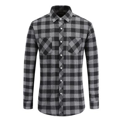 China Breathable Wholesale Best 2021 Quality Custom Design Mens Shirts Pattern Fancy Plaid Cotton Shirts For Men Plaid Shirt for sale