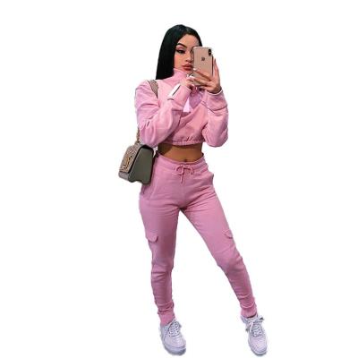 China Customized Logo Breathable Autumn Cheap Sets Zip Matching 2021 Two 2 Piece Sweat Suits For Women Mask Jogging Tracksuits Equipment Wholesale for sale