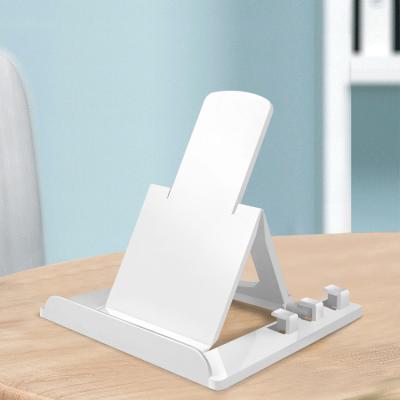 China Wholesale Adjustable Simple Desktop Foldable Mobile Phone Stand Universal Lazy Stand Tablet Stand Logo Item for sale