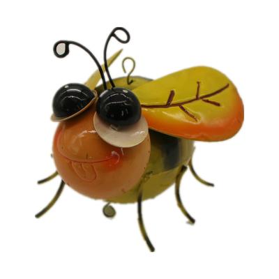 China Art Deco Iron Ornaments Bee Beetle Table Top Ornaments Modern Wall Hanging Ornaments Furniture Decoration for sale