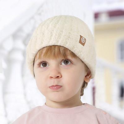 China Soft Warm Knitted Baby Toddler Baby Hats Medium Beanies Hats Infant Hats For Boys Girls for sale