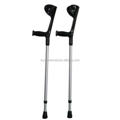 China Comfortable Adjustable Aluminum Frame Elbow Forearm Crutch Lightweight Supports For Elder Disable CR201 for sale