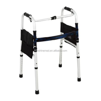 China Folding Frame WA210 Lightweight Foldable Walking Elderly Handicapped Stand Up Walker Folding Walker For Adult for sale