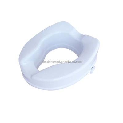 China Cheapest Price Elder Safety Commode Bathroom Products Care Toilet Seat Raiser High Quality Plastic For Elderly Disable BA350 for sale