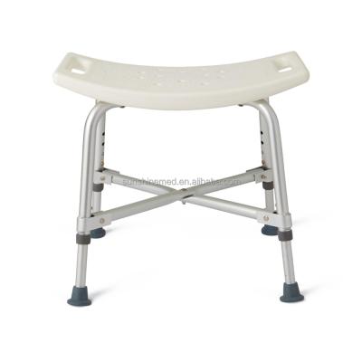 China Anti-Slip Rubber Anti-Slip Bathtub Seat Adjustable Heavy Duty Bath Chair Bariatric Shower Bench Chair For Elder BA394 for sale