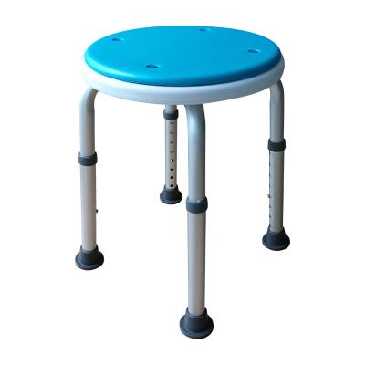 China BA307 Anti-Slip Rubber Bathing Chair Swivel Stool For Rotating Shower Shower Chair With EVA Padding Shower Stool for sale