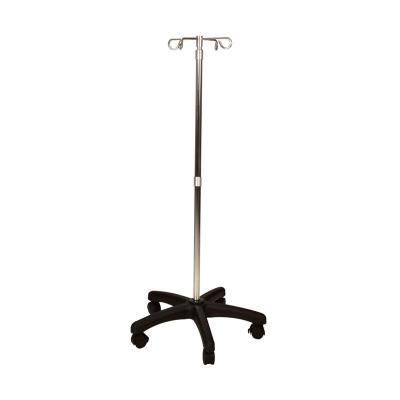 China With 4 Hooks Hospital Bedroom Aid Height Adjustable Folding Brackets 4 Hooks Knock Down IV Pole BE429 for sale