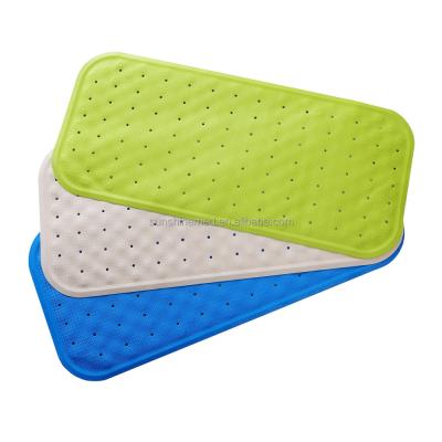 China Sustainable Daily Living Aid Bathtub Mat With Suction Cups Anti-Slip Plastic Bathroom Floor Rubber Mats DL306 for sale