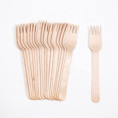 China Wholesale 100% Compostable Promotional Disposable Wooden Birch Wood Coffee Round Spoon Fork for sale