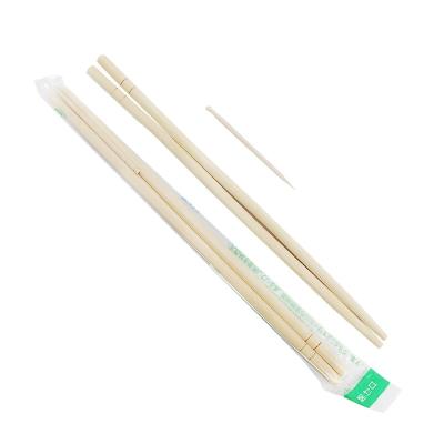 China Disposable Cook Handmade Japanese Samurai Katana Disposable Round Chopstick Set for Party for sale