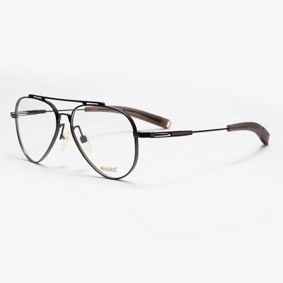 China 2021 high quality optical frame goog pure titanium pure titanium glasses for men and women metal round glasses for sale