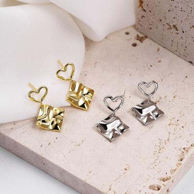 China CLASSIC Wholesale Simple Style Customized Silver Jewelry 925 Silver Stud Earrings for sale