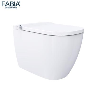 China Factory Supply High Quality Double-Flow P Trap Wc Smart Toilet Wall Mounted Comercial for sale